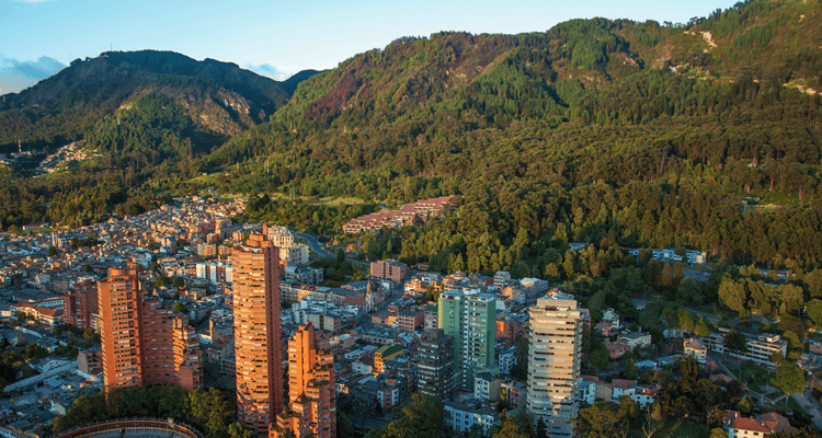 コロンビア街風景