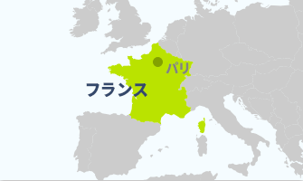 フランスの地図