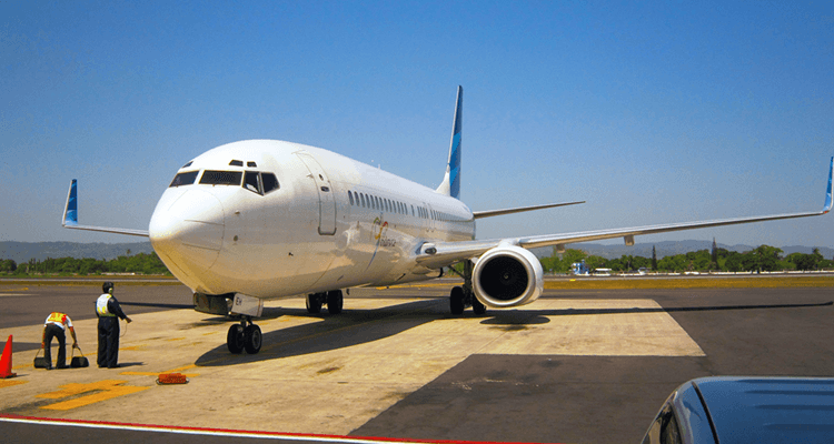 インドネシアの飛行機