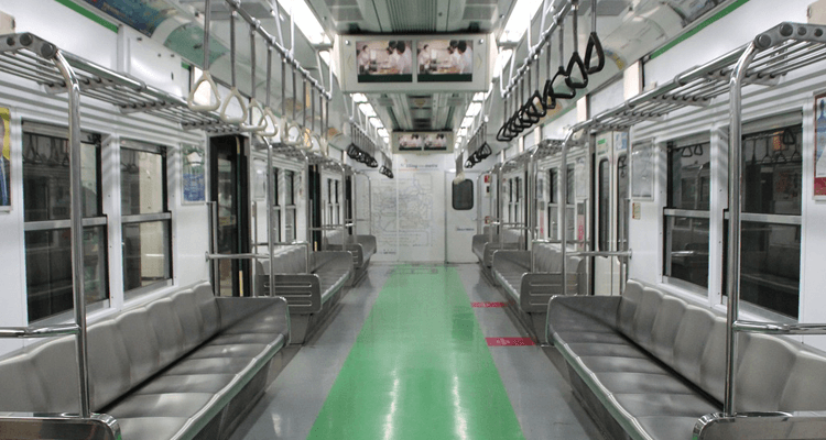 ソウルの電車