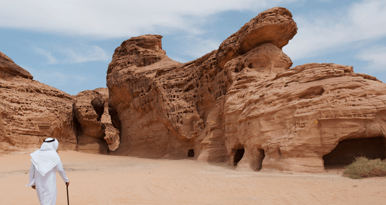 サウジアラビアの砂漠