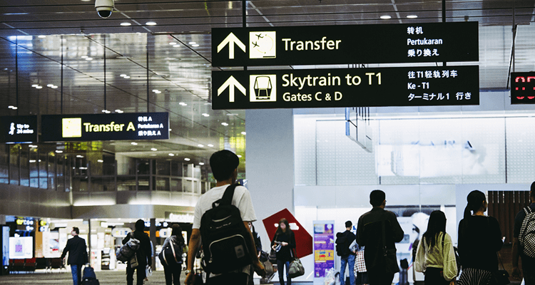 シンガポールの空港