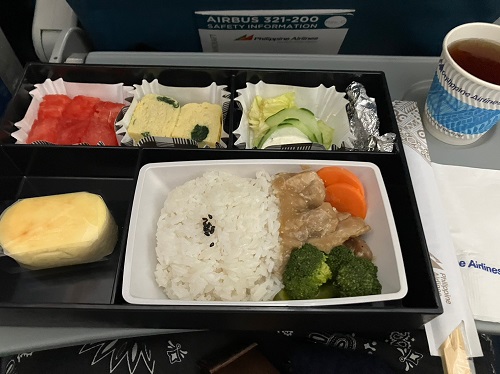 フィリピン航空機内食