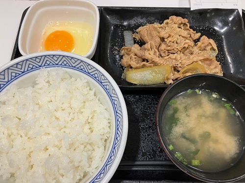 成田空港の吉野家